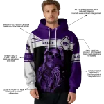 custom kansas state wildcats grim reaper purple black hoodie best selling