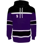 custom kansas state wildcats striped pattern purple hoodie best selling