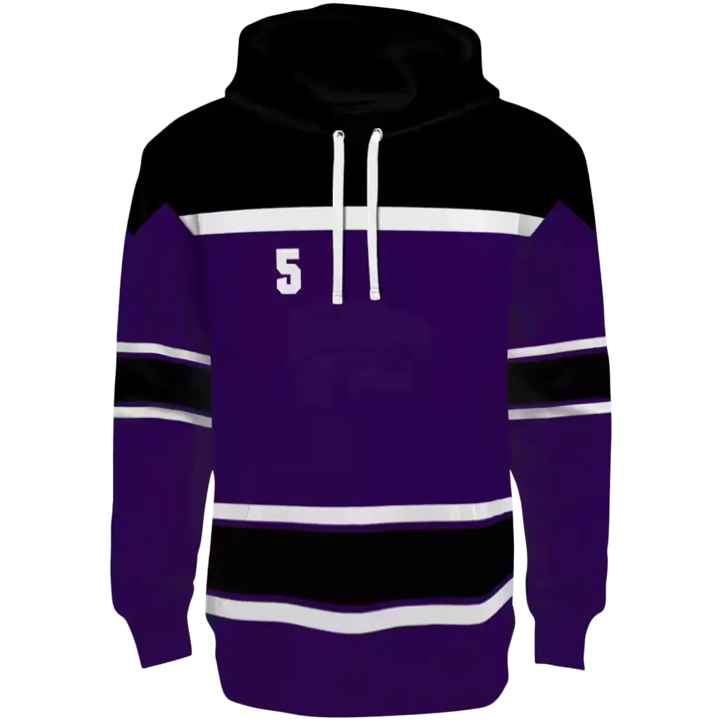 custom kansas state wildcats striped pattern purple hoodie best selling custom kansas state wildcats striped pattern purple hoodie best selling