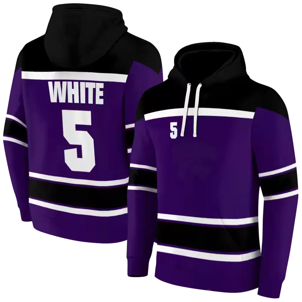 custom kansas state wildcats striped pattern purple hoodie fashion forward custom kansas state wildcats striped pattern purple hoodie fashion forward