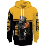 custom kennesaw state owls baby groot gold black hoodie best selling