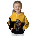 custom kennesaw state owls baby groot gold black hoodie best selling