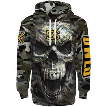 custom kennesaw state owls camo skull hoodie best selling