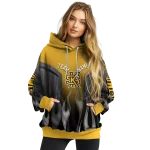 custom kennesaw state owls flame design gold hoodie best selling