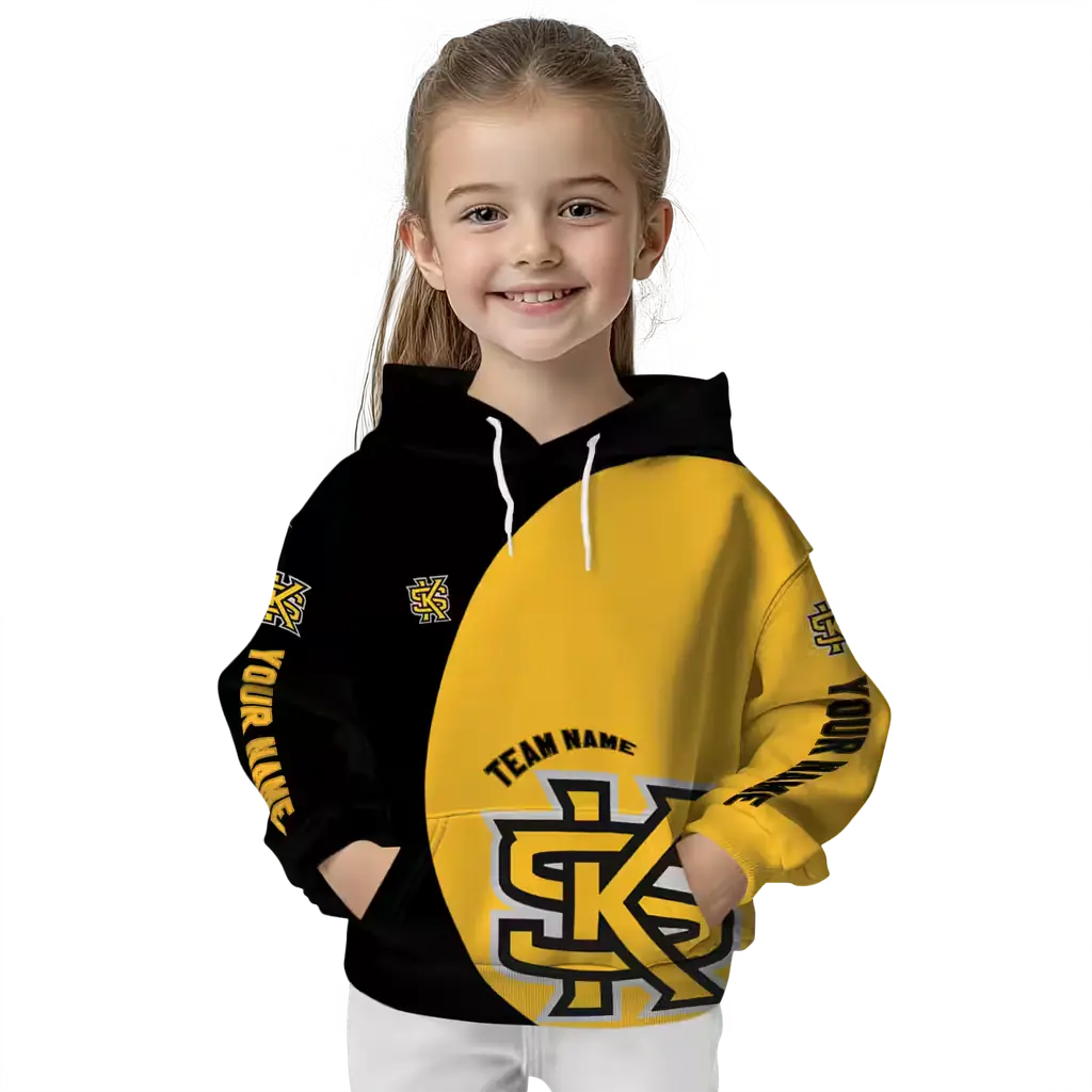 custom kennesaw state owls minimalist design gold black hoodie top rated custom kennesaw state owls minimalist design gold black hoodie top rated