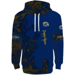 custom kent state golden flashes deer silhouette navy blue hoodie best selling