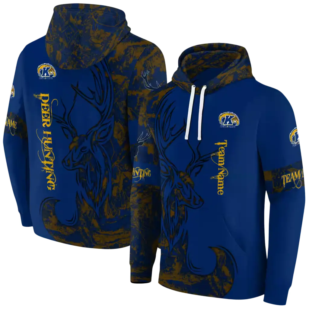 custom kent state golden flashes deer silhouette navy blue hoodie fashion forward custom kent state golden flashes deer silhouette navy blue hoodie fashion forward