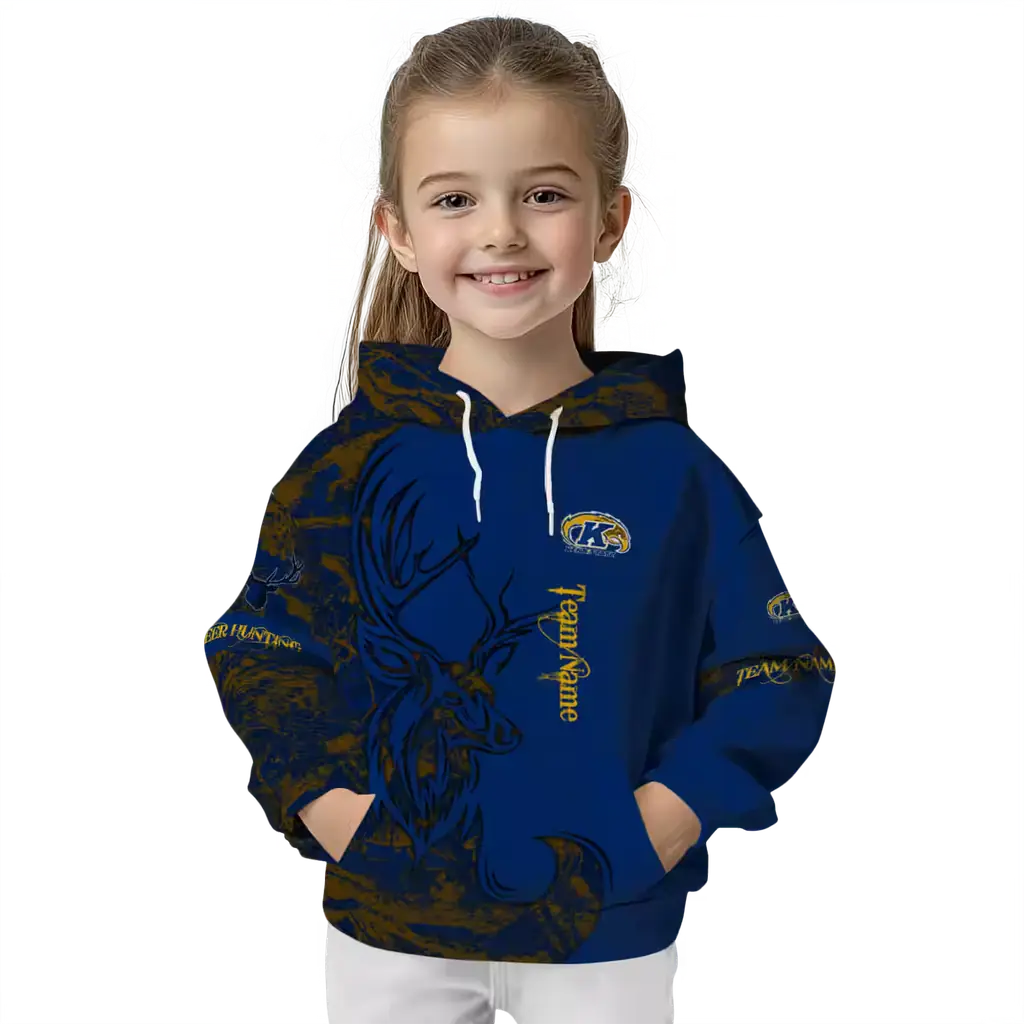 custom kent state golden flashes deer silhouette navy blue hoodie top rated custom kent state golden flashes deer silhouette navy blue hoodie top rated