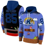 custom kent state golden flashes mario blue black hoodie best selling