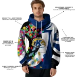 custom kent state golden flashes puzzle pieces navy blue hoodie best selling
