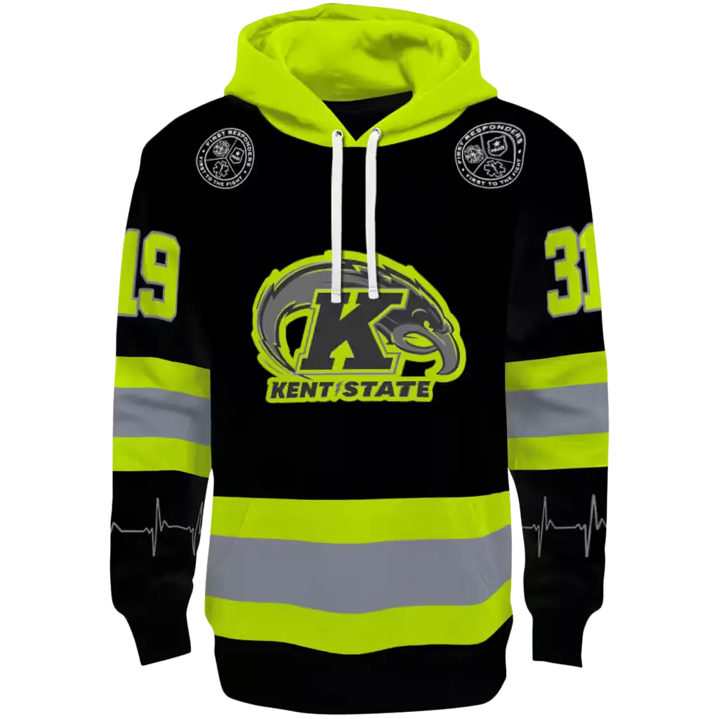 custom kent state golden flashes safety motif black neon green hoodie best selling custom kent state golden flashes safety motif black neon green hoodie best selling