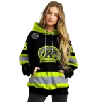 custom kent state golden flashes safety motif black neon green hoodie best selling
