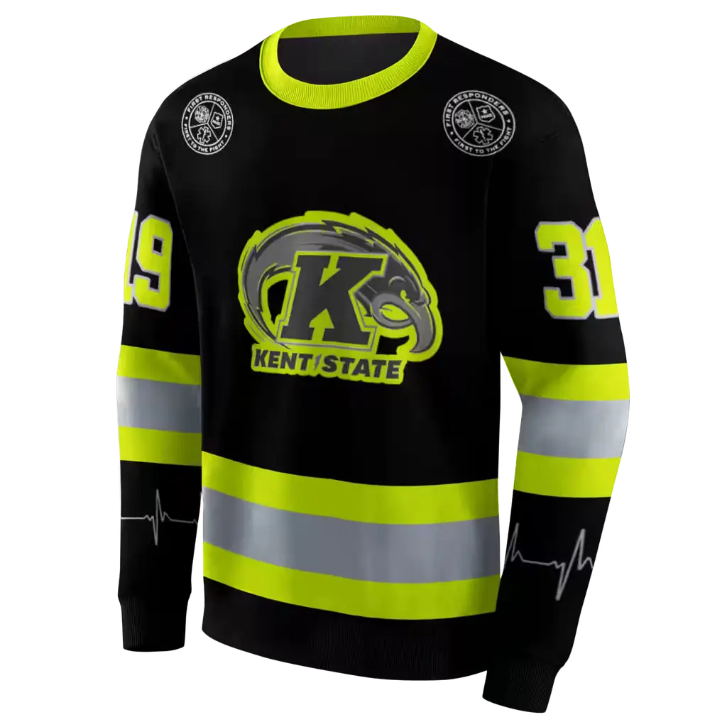 custom kent state golden flashes safety motif black neon green hoodie new arrival custom kent state golden flashes safety motif black neon green hoodie new arrival