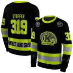 custom kent state golden flashes safety motif black neon green hoodie best selling