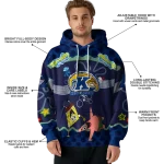 custom kent state golden flashes spongebob patrick star navy blue navy hoodie best selling