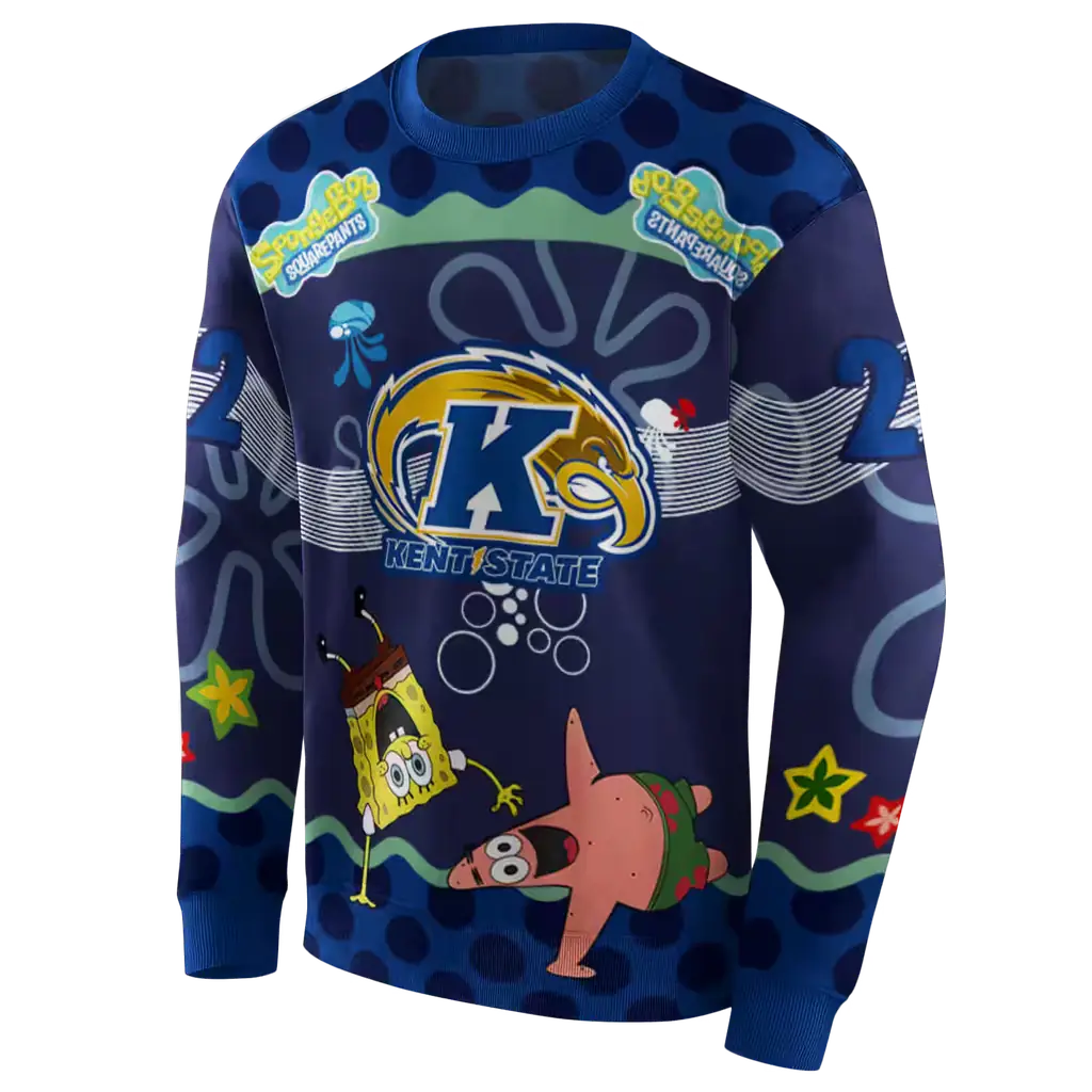 custom kent state golden flashes spongebob patrick star navy blue navy hoodie new arrival custom kent state golden flashes spongebob patrick star navy blue navy hoodie new arrival