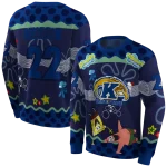 custom kent state golden flashes spongebob patrick star navy blue navy hoodie best selling