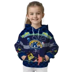 custom kent state golden flashes spongebob patrick star navy blue navy hoodie best selling