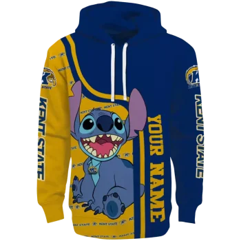 custom kent state golden flashes stitch navy blue hoodie best selling
