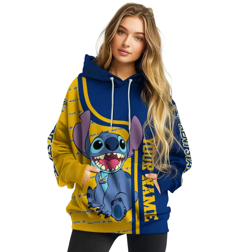 custom kent state golden flashes stitch navy blue hoodie high quality custom kent state golden flashes stitch navy blue hoodie high quality