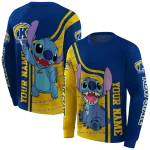 custom kent state golden flashes stitch navy blue hoodie best selling