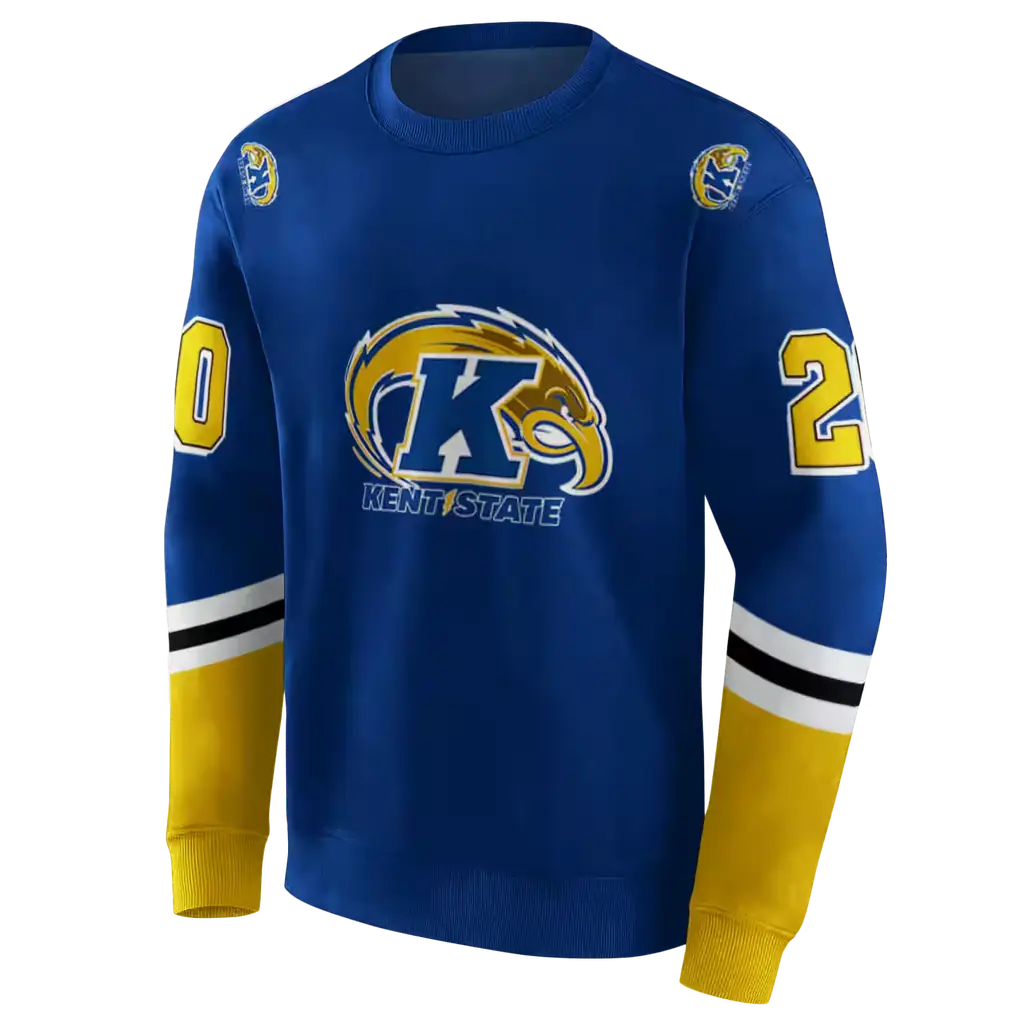 custom kent state golden flashes striped sleeves navy blue hoodie new arrival custom kent state golden flashes striped sleeves navy blue hoodie new arrival