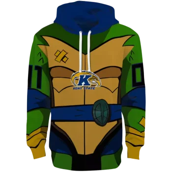 custom kent state golden flashes superhero armor navy blue green hoodie best selling