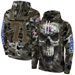 custom la tech camo skull hoodie best selling