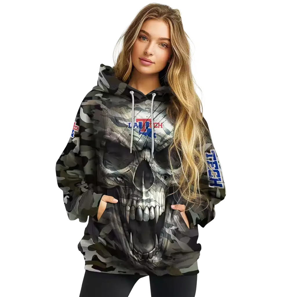 custom la tech camo skull hoodie high quality custom la tech camo skull hoodie high quality