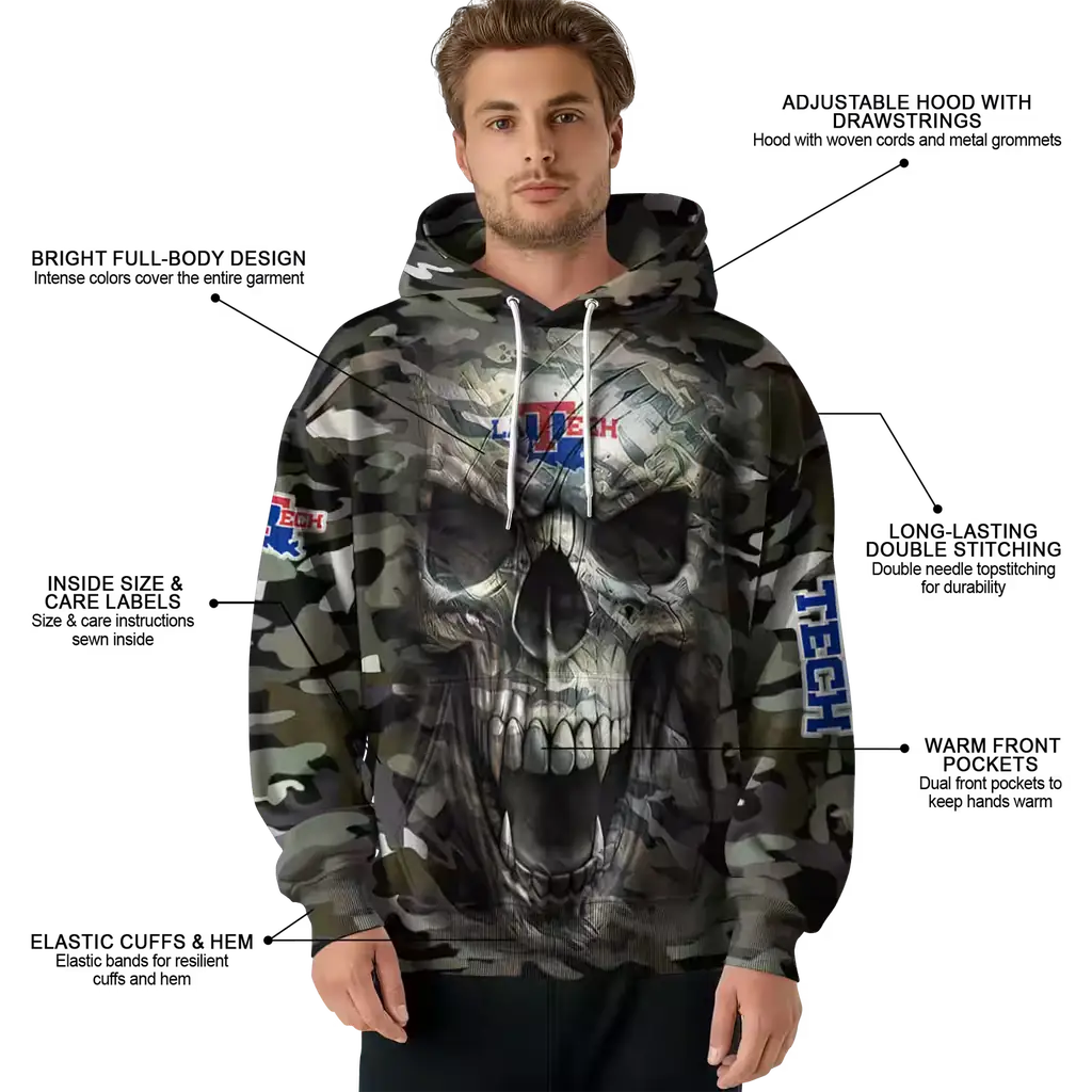 custom la tech camo skull hoodie latest model custom la tech camo skull hoodie latest model