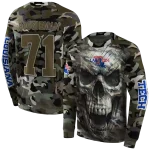 custom la tech camo skull hoodie best selling