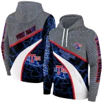 custom la tech hexagonal mesh blue black gray hoodie best selling