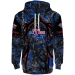 custom la tech hunting theme blue black hoodie best selling