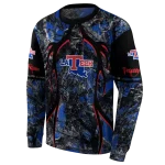 custom la tech hunting theme blue black hoodie best selling
