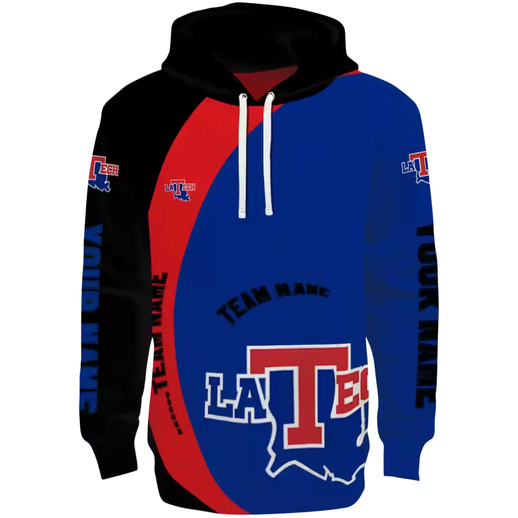 custom la tech minimalist design blue black hoodie best selling custom la tech minimalist design blue black hoodie best selling