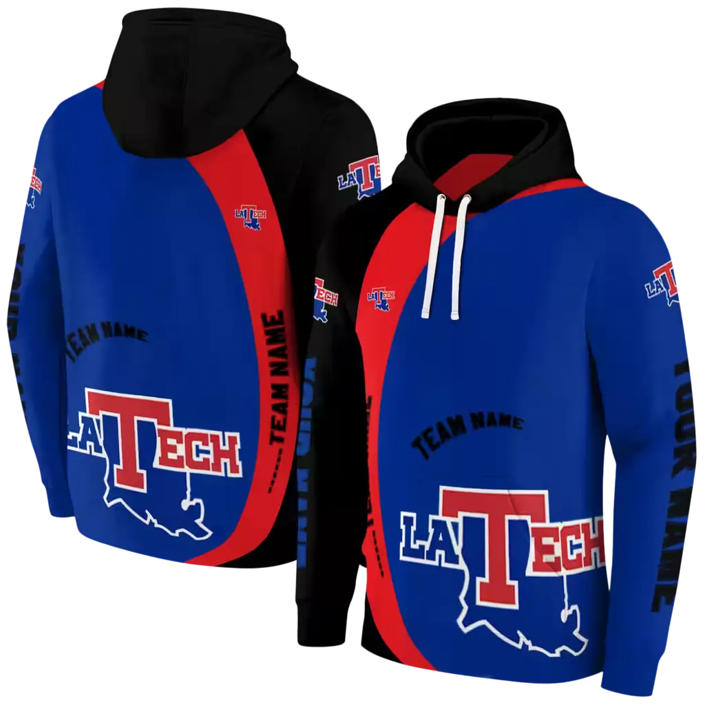 custom la tech minimalist design blue black hoodie fashion forward custom la tech minimalist design blue black hoodie fashion forward