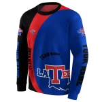 custom la tech minimalist design blue black hoodie best selling