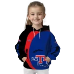 custom la tech minimalist design blue black hoodie best selling