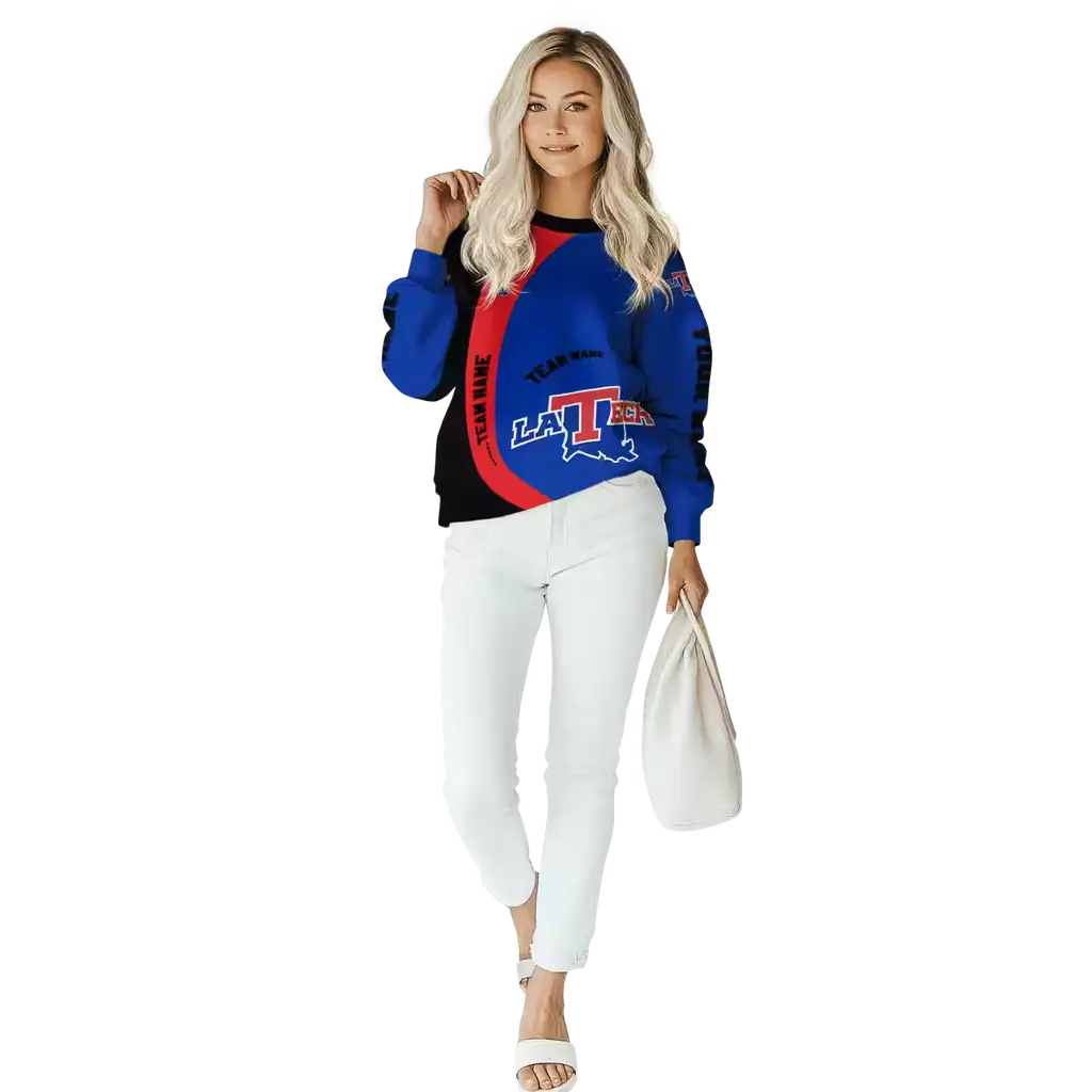 custom la tech minimalist design blue black hoodie trendy custom la tech minimalist design blue black hoodie trendy