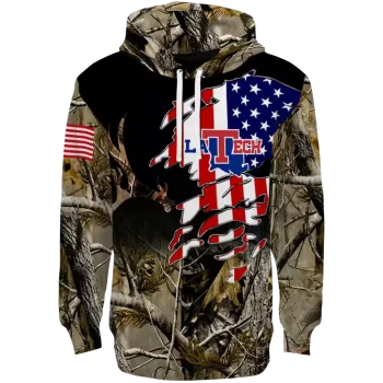 custom la tech tree camo hoodie best selling