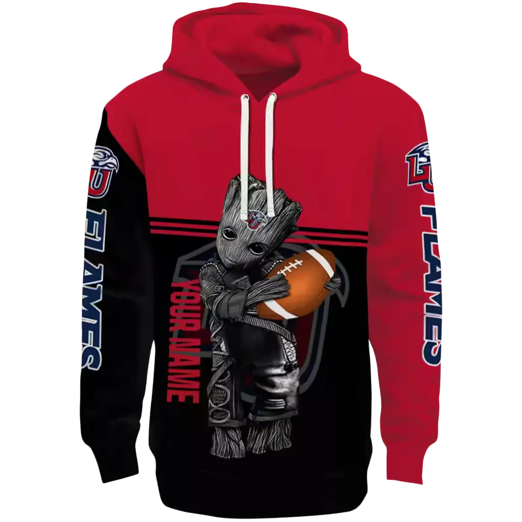 custom liberty flames baby groot red black hoodie best selling custom liberty flames baby groot red black hoodie best selling