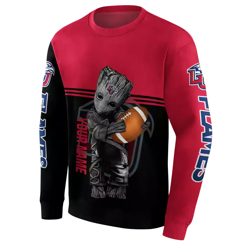 custom liberty flames baby groot red black hoodie new arrival custom liberty flames baby groot red black hoodie new arrival