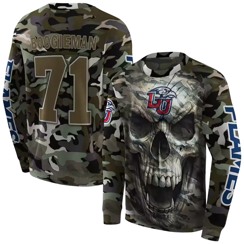 custom liberty flames camo skull hoodie premium grade custom liberty flames camo skull hoodie premium grade