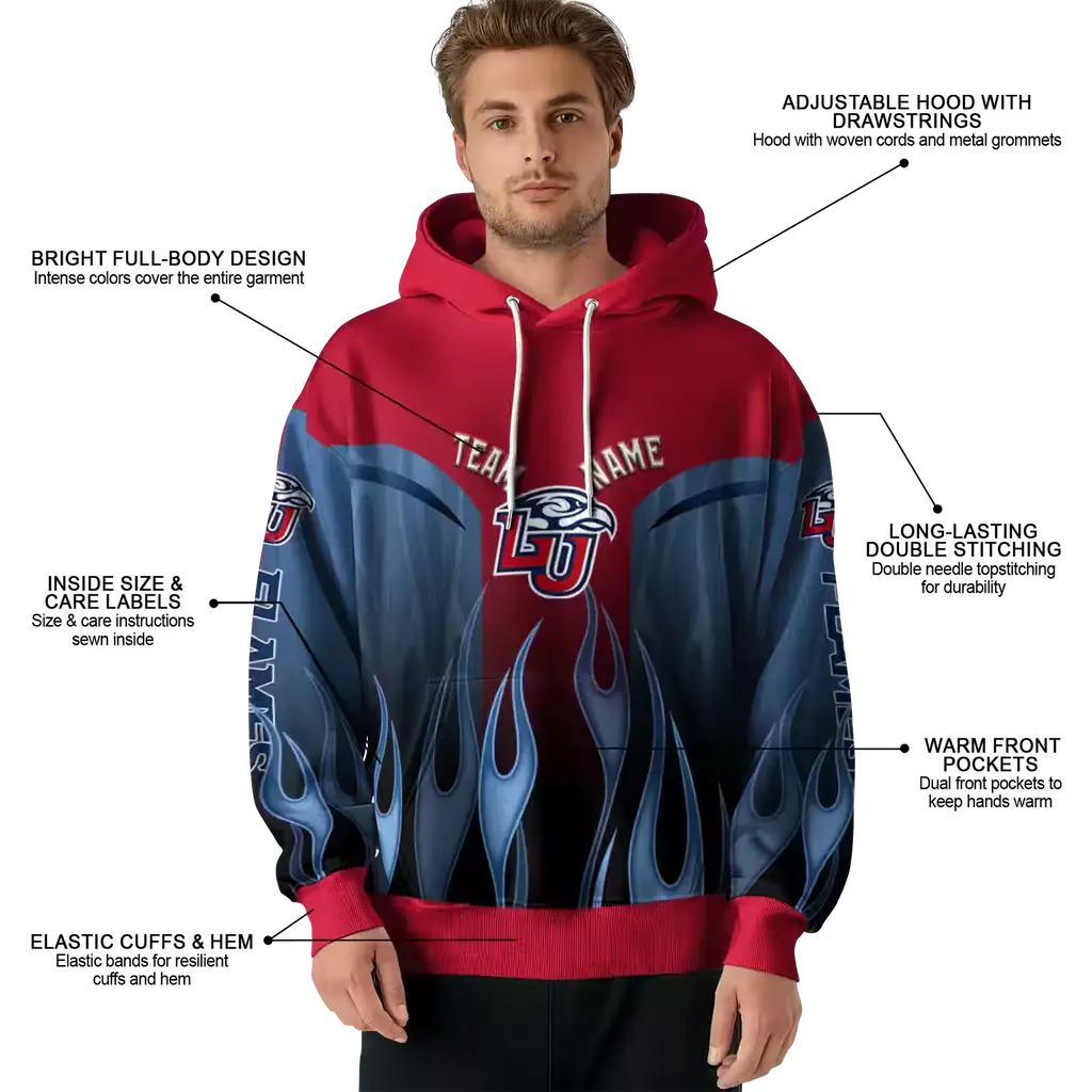 custom liberty flames flame design red hoodie latest model custom liberty flames flame design red hoodie latest model