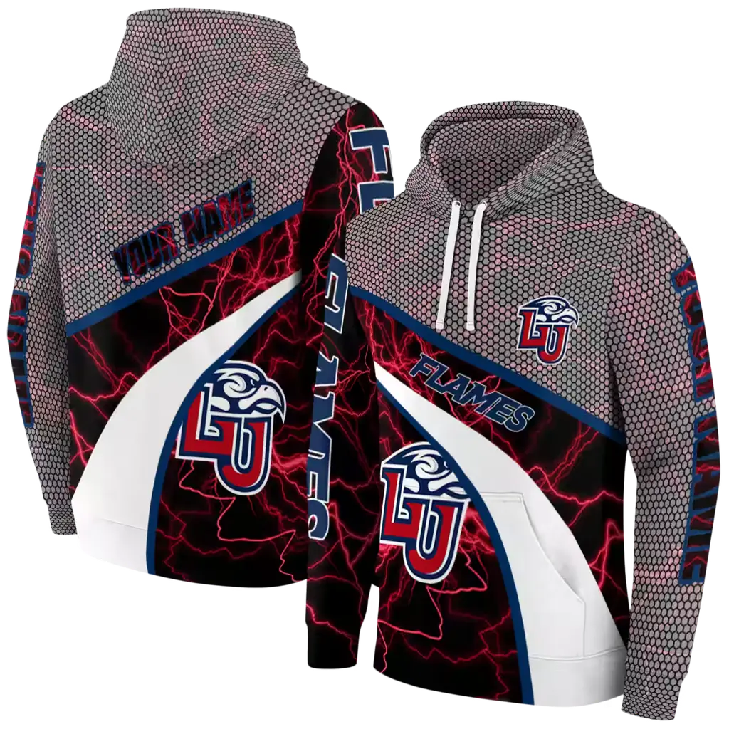 custom liberty flames hexagonal mesh red black gray hoodie fashion forward custom liberty flames hexagonal mesh red black gray hoodie fashion forward