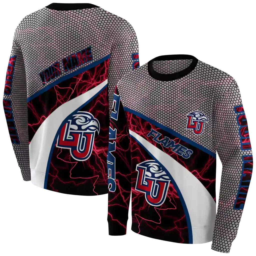 custom liberty flames hexagonal mesh red black gray hoodie premium grade custom liberty flames hexagonal mesh red black gray hoodie premium grade