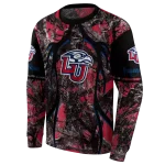 custom liberty flames hunting theme red black hoodie best selling