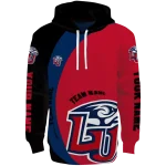 custom liberty flames minimalist design red black hoodie best selling