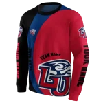 custom liberty flames minimalist design red black hoodie best selling