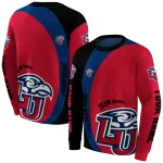custom liberty flames minimalist design red black hoodie best selling